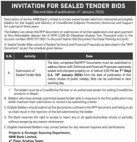 Invitation for Sealed Tender Bids
