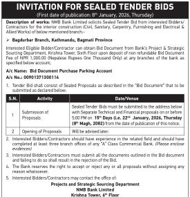 Invitation for Sealed Tender Bids