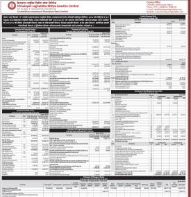 Himalayan Laghubitta has published its annual financial statement of the fiscal year 2081/82