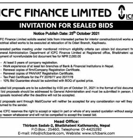 Invitation for Sealed Bids -
