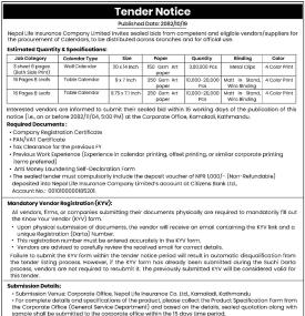 Tender Notice
