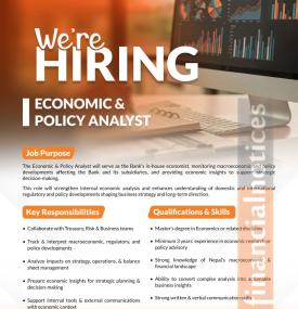 Laxmi Sunrise Bank Announces Vacancy