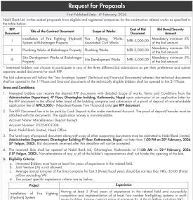 Request for Proposals