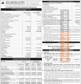 अभियान लघुवित्तको चालु आर्थिक वर्ष २०८२/८३ को दोस्रो त्रैमासमा खुद नाफा ७ करोड ७३ लाख रुपैयाँ