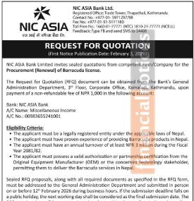 Request for Quotation
