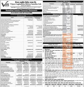 विजय लघुवित्तको दोस्रो त्रैमासिक नतिजा आयो: लघुवित्तको सञ्चालन रणनीति कस्तो देखिन्छ?