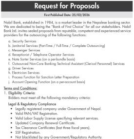 Request for Proposals