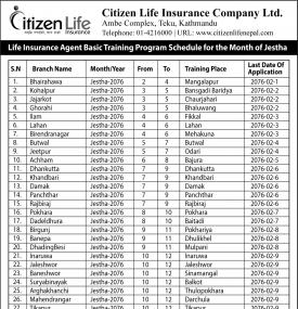 Life Insurance Agent Basic Training