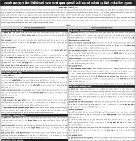 लक्ष्मी सनराइज बैंकको ऋण कर्जा चुक्ता भुक्तानी गर्ने गराउने बारेको ३५ दिने सार्वजनिक सूचना -