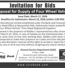 Invitation for Bids