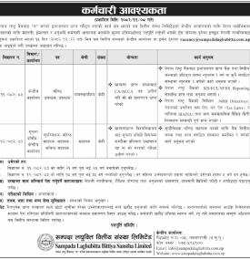 Sampada Laghubitta Announces Vacancy for Various Positions
