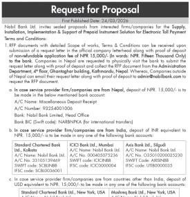 Request for Proposal