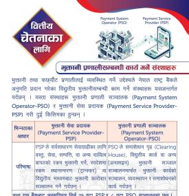 भुत्तानी प्रणाली सम्बन्धमा नेपाल राष्ट्र बैंकद्वारा नयाँ सन्देश जारी