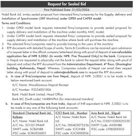 Request for Sealed Bid