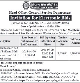 Invitation for Electronic Bids