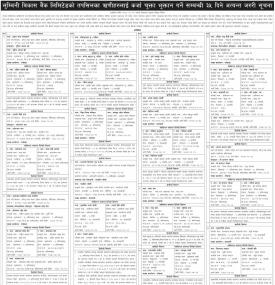 लुम्बिनी विकास बैंकको ऋणीहरुलाई कर्जा चुक्ता भुक्तान गर्ने सम्बन्धी ३५ दिने सूचना