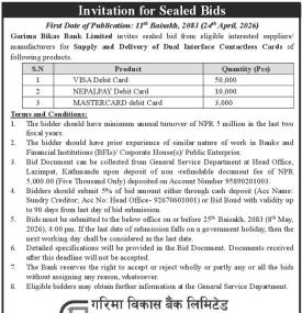 Invitation for Sealed Bids