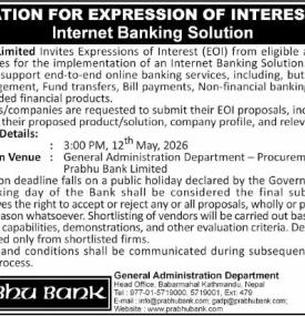 Invitation for Expression of Interest (EOI)