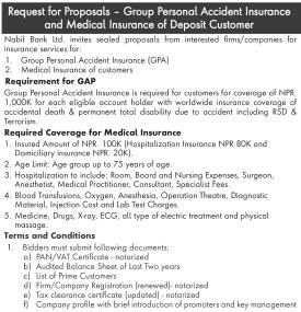 Request for Proposals