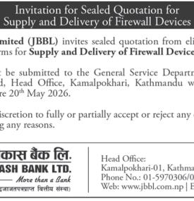 Invitation for Sealed Quotation