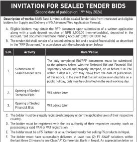 Invitation for Sealed Tender Bids