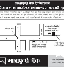 Machhapuchchhre Bank Relocates Manigram Branch to a New Location