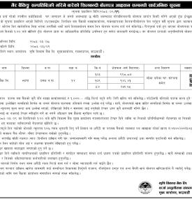 गैर-बैंकिङ्ग सम्पत्ति बिक्री प्रक्रिया सम्बन्धी सार्वजनिक सूचना