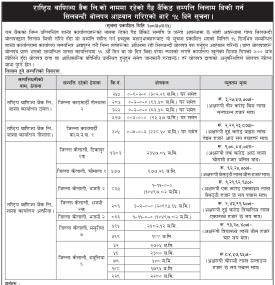 सम्पत्ति लिलाम बिक्री गर्न सिलबन्दी बोलपत्र आह्वान गरिएको बारे १५ दिने सूचना