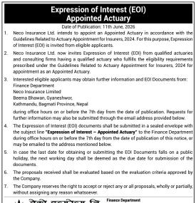 Expression of Interest (EOI)