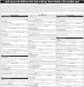  धितो सम्पत्ति लिलाम बिक्रीको पुनः ७ दिने सूचना सम्बन्धी लक्ष्मी सनराइज बैंकको सूचना