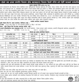 धितो सम्पत्ति व्यवस्थापन सम्बन्धी बैंकको सूचना प्रकाशित