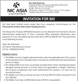 Invitation for Bid