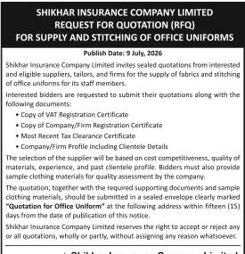 REQUEST FOR QUOTATION (RFQ)