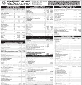 Manushi Laghubitta has published its annual financial statement of the fiscal year 2081/82
