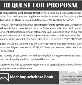 Request for Proposal