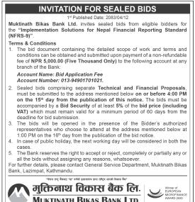 Invitation for Sealed Bids