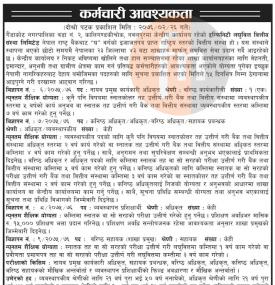 Infinity लघुवित्तमा कर्मचारी आवश्यकता