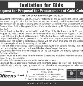 Invitation for Bids