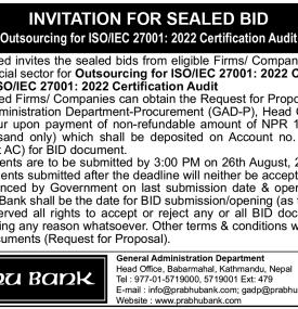 Invitation for Sealed Bids