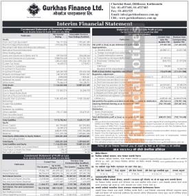 Gurkhas Finance Posts Rs. 219.40 Million Profit in Q4 FY 2082/83 -