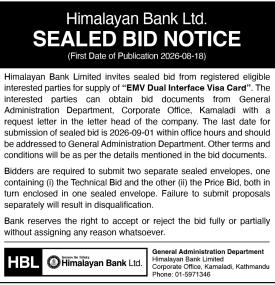 Sealed Bid Notice
