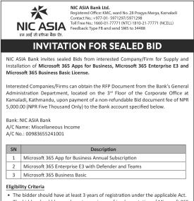 Invitation for Sealed Bid