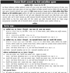 धितोमा रहेको घरजग्गा लिलाम बिक्री हुँदै, इच्छुकलाई १५ दिनभित्र बोलपत्र पेश गर्न आग्रह बारे सूचना