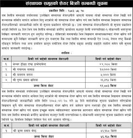 Nerude Mirmire Laghubitta Promoter Share Sale Notice