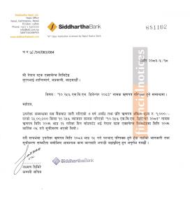 Siddhartha Bank's 