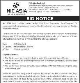 Bid Notice