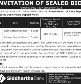 Invitation for Sealed Bids