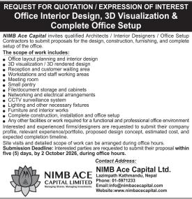 REQUEST FOR QUOTATION / EXPRESSION OF INTEREST