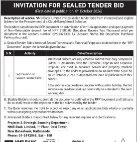 Invitation for Sealed Tender Bid