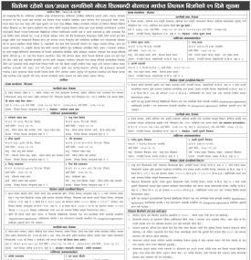 धितोमा रहेको चल/अचल सम्पत्तिको गोप्य शिलबन्दी बोलपत्र मार्फत लिलाम बिक्रीको २१ दिने सूचना